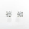 ティファニー ソリティア ピアス 1．13ct・1．14ct・H・VS1・3EXT