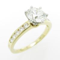 ティファニー ラウンドブリリアント チャネルセッティング リング 1．10ct15％引き