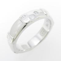 ハリーウィンストン HWロゴバンド リング