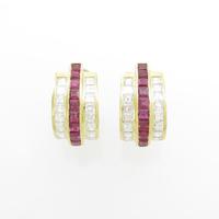 ファラオネ ルビーイヤリング