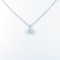 プラチナダイヤモンドネックレス 0．706ct・F・SI2・GOOD
