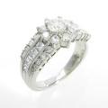 プラチナダイヤモンドリング 0．307ct・F・SI1・EXCELLENT