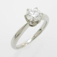 プラチナダイヤモンドリング 0．604ct・F・VS1・VERYGOOD20％引き