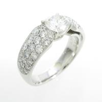 プラチナダイヤモンドリング 0．770ct・D・SI1・VERYGOOD