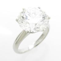 プラチナダイヤモンドリング 5．105ct・I・VS1・VERYGOOD
