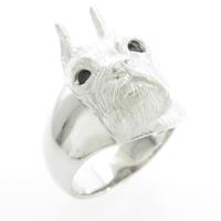 K14WG オニキスリング