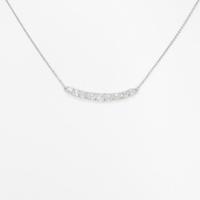 K18WG ダイヤモンドネックレス