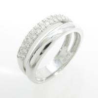 K18WG ダイヤモンドリング