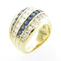 K18YG サファイヤリング