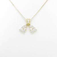 K18YG ダイヤモンドネックレス30％引き