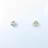 K18YG ダイヤモンドピアス