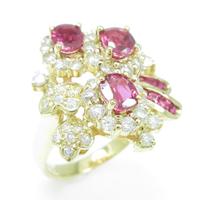 K18YG ルビーリング