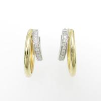 K18YG／K18WG ダイヤモンドピアス