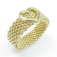 ティファニー メッシュハート リング