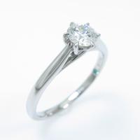 プラチナダイヤモンドリング 0．318ct・I・SI1・3EXT・H＆C