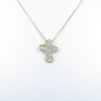 ルカ カラーティ クロス ダイヤモンドネックレス