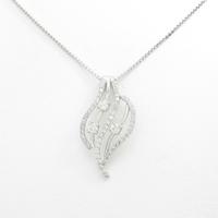 K18WG ダイヤモンドネックレス