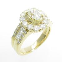 K18YG ダイヤモンドリング