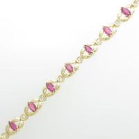 K18YG ルビーブレスレット