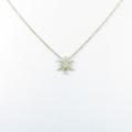 4゜C スノーフレーク ダイヤモンドネックレス