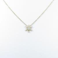 4゜C スノーフレーク ダイヤモンドネックレス