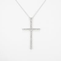 K18WG ダイヤモンドネックレス10％引き