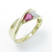 K18YG／PT ルビーリング10％引き