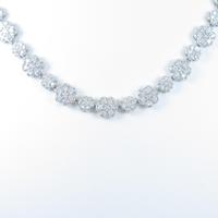 PT フラワー ダイヤモンドネックレス20％引き
