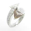 プラチナダイヤモンドリング 2．197ct・FaB?FB・VS2?SI2