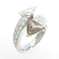 プラチナダイヤモンドリング 2．197ct・FaB?FB・VS2?SI2