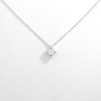 K18WG ダイヤモンドネックレス