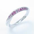 スタージュエリー ピンクサファイヤリング