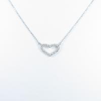 サマンサティアラ ハート ダイヤモンドネックレス