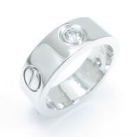 カルティエ ラブリング ハーフダイヤ