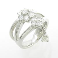 PT フラワー ダイヤモンドリング