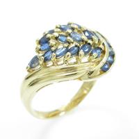 K18YG サファイヤリング