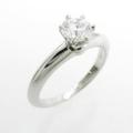 ティファニー クラッシックソリティア リング 0．45ct・E・VS1