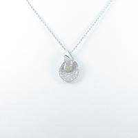 K18WG ダイヤモンドネックレス