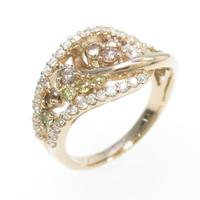 K18PG ダイヤモンドリング