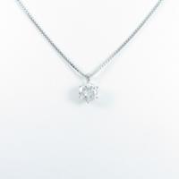 【新品】プラチナダイヤモンドネックレス 0．679ct・F・SI2・GOOD