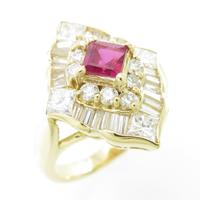 K18YG ルビーリング