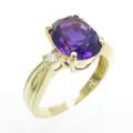 K18YG アメジストリング