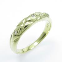 K18YG ダイヤモンドリング