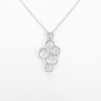 K18WG ダイヤモンドネックレス