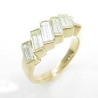 K18YG ダイヤモンドリング