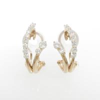 K18PG ダイヤモンドイヤリング