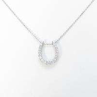 PT ホースシュー ダイヤモンドネックレス