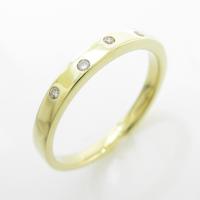 K18YG ダイヤモンドリング