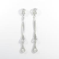 K18WG ダイヤモンドピアス