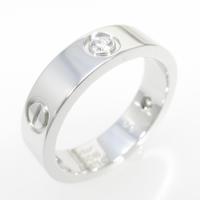 カルティエ ラブリング ハーフダイヤ